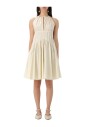 robe-midi-jaune-a-volants-avec-dentelle