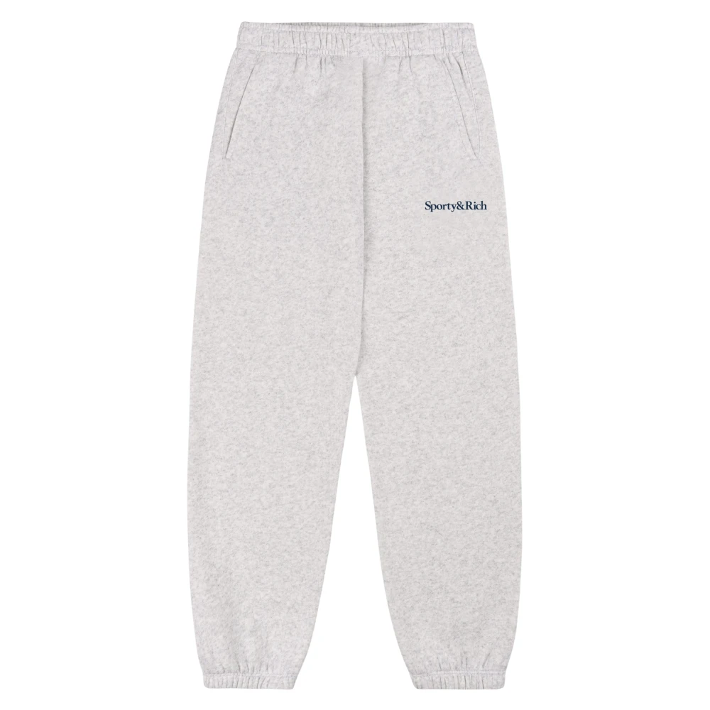 Sporty & Rich Gray Kids Vendome La Joggers In Grey - Unisex - Sweatpants - 4 Y - Kids