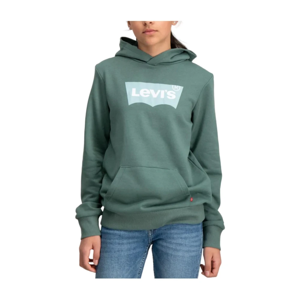 Levi's Boys Green Kids Sweatshirts, 10 Y, Sweatshirt Logo Dark
