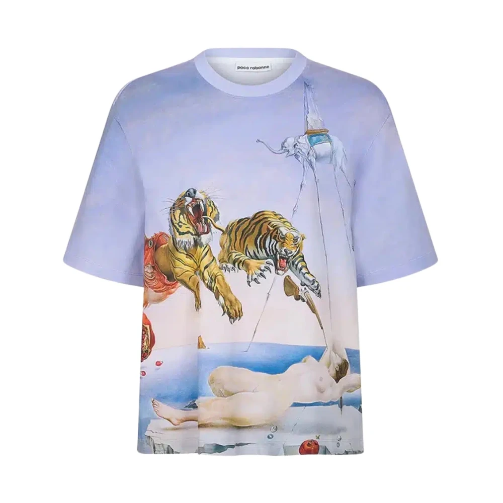 Paco Rabanne Salvador Dalí Geïnspireerd T-shirt Multicolor Dames