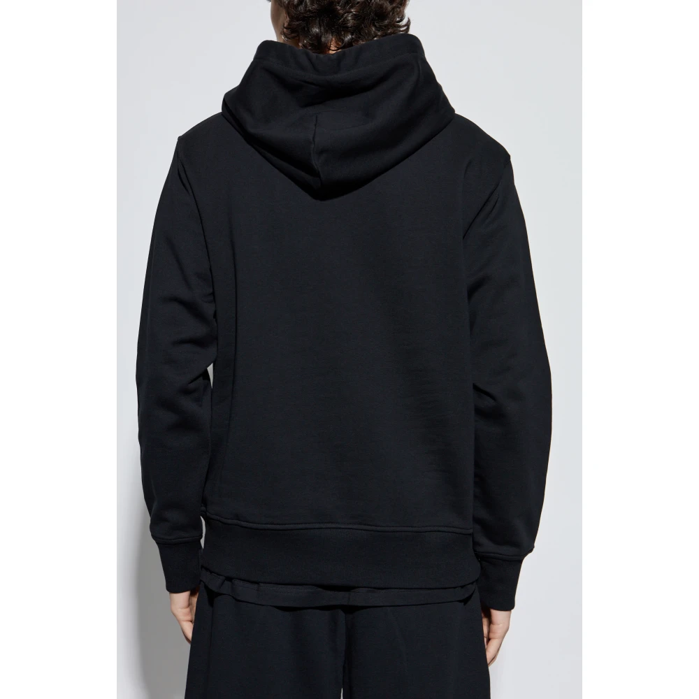 Versace Jeans Couture Sweatshirt met logo Black Heren