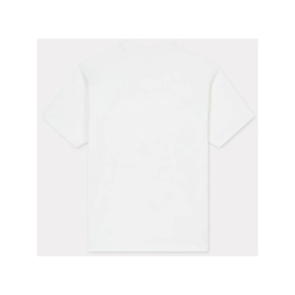 Kenzo Bloemenprint Klassiek T-shirt White Heren
