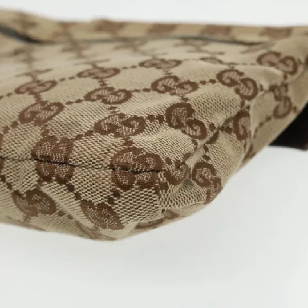 Gucci Vintage Pre-owned Canvas gucci-bags Beige Dames