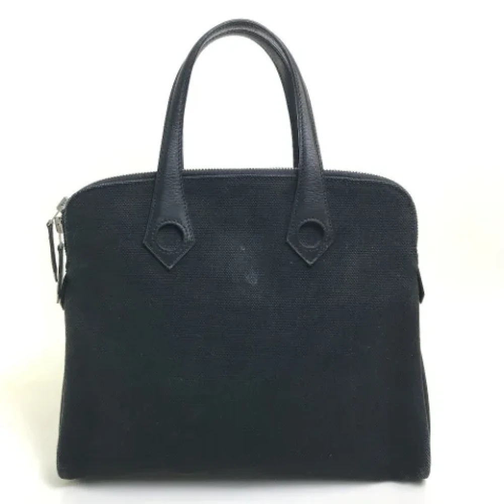 Hermès Vintage Pre-owned Fabric handbags Black Dames