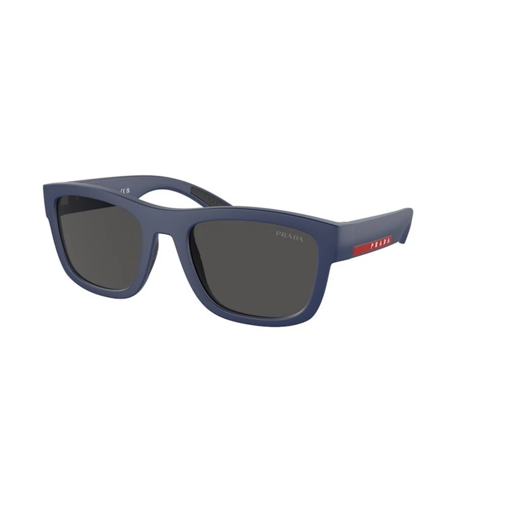 Prada , Sunglasses, Male, Blue, 56 Mm, Linea Rossa Sunglasses - Image 3