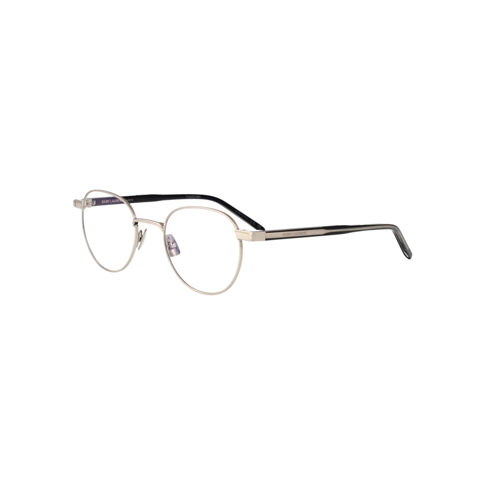 Saint Laurent Unisex Gray Glasses, 49 Mm, Optical Glasses