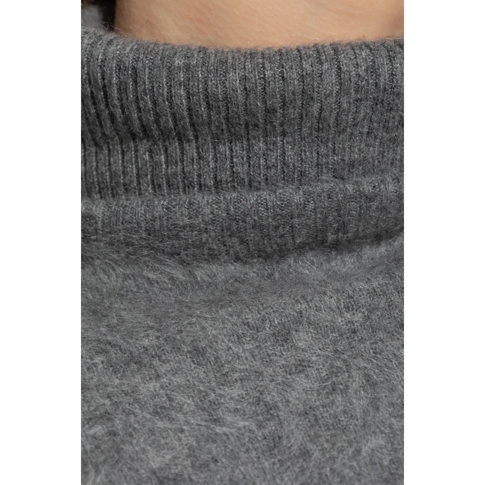 AllSaints Kasjmier Turtleneck Rebel Gray Dames
