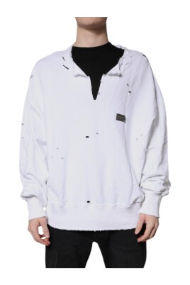 white-cotton-v-neck-logo-sweatshirt