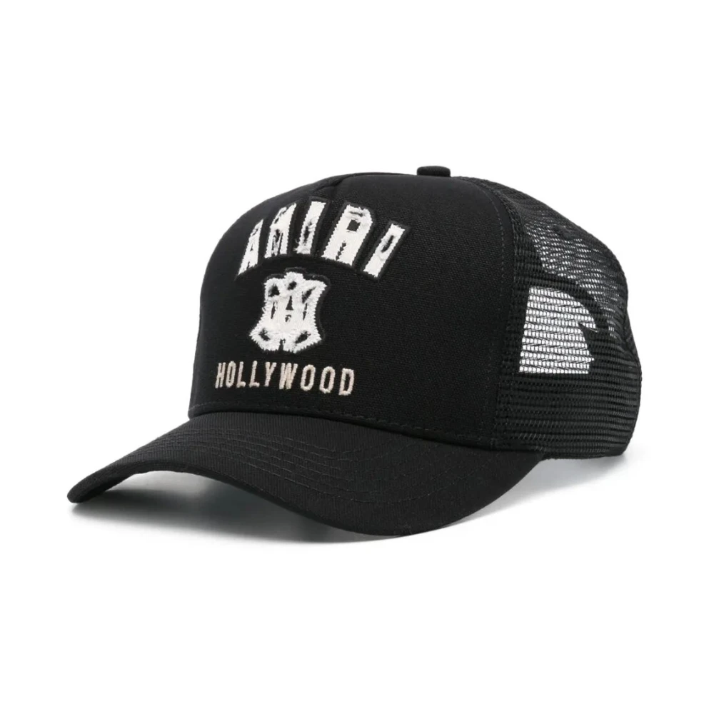 Amiri Hollywood Trucker Hat Black Unisex