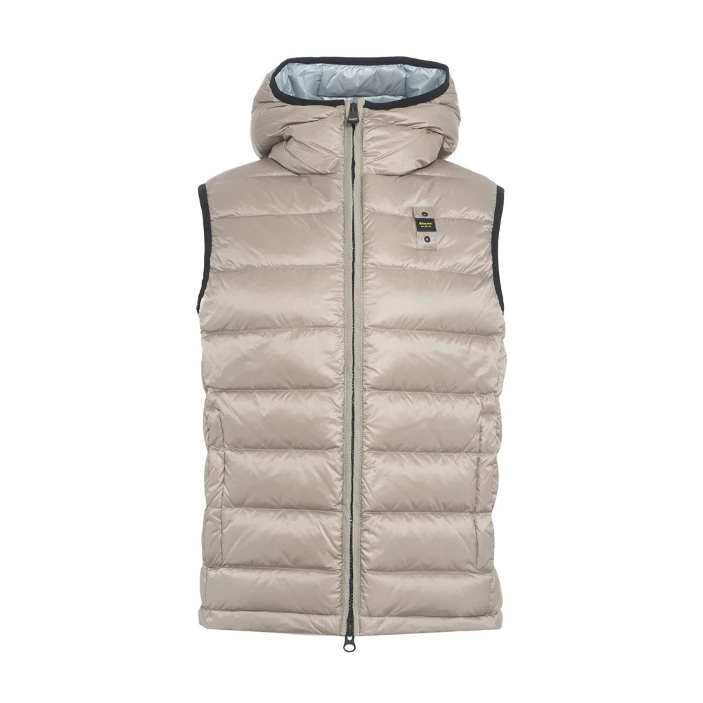 Blauer Grijze Vest voor Mannen Aw24 Gray Heren