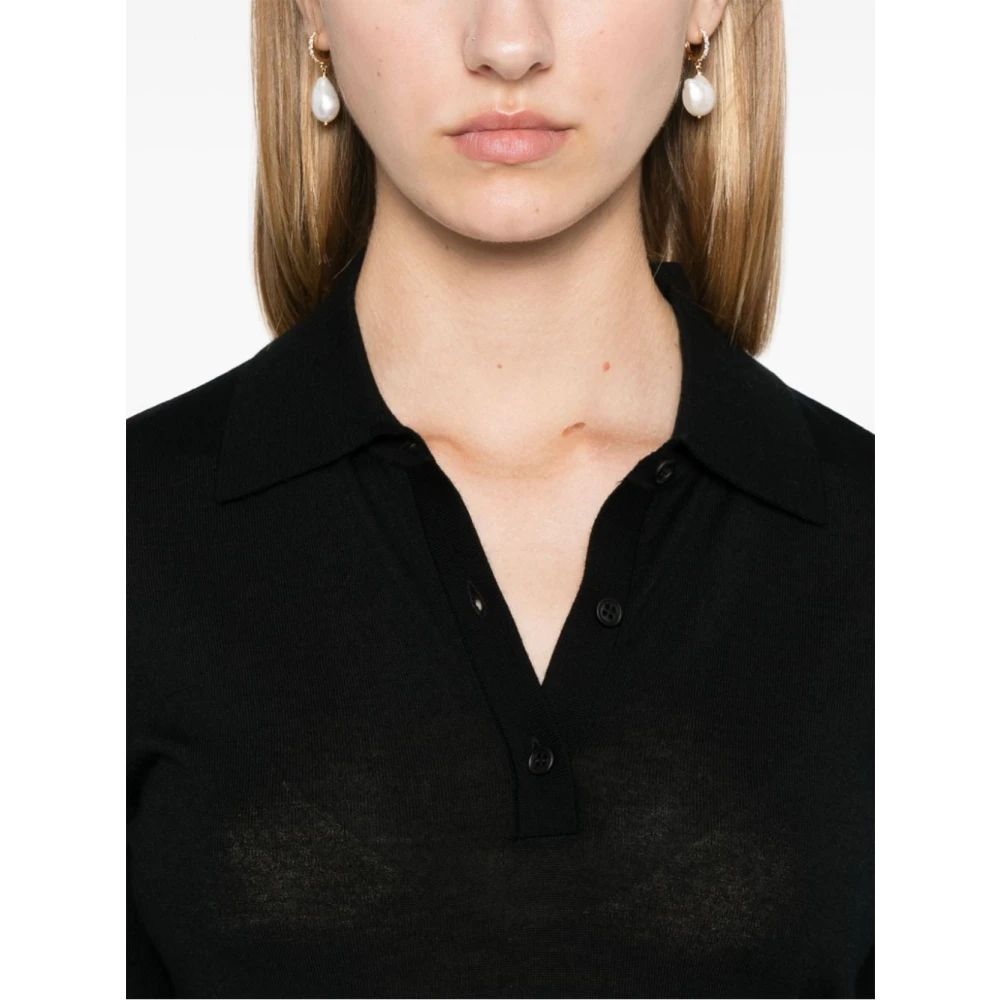 pinko Zwarte Polo Shirt Damesmode Black Dames