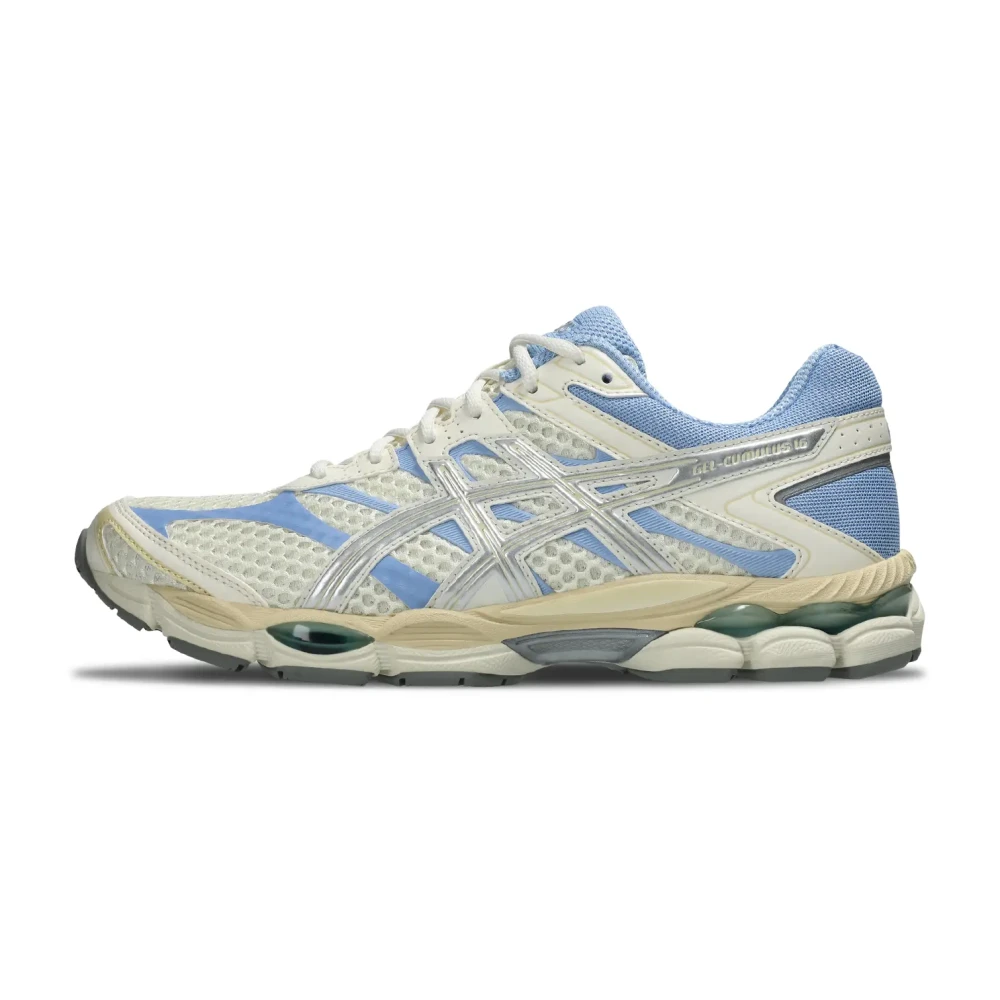 Asics Herren Beige / Blau - Gel-Cumulus 16 - Sneaker - Bild 3