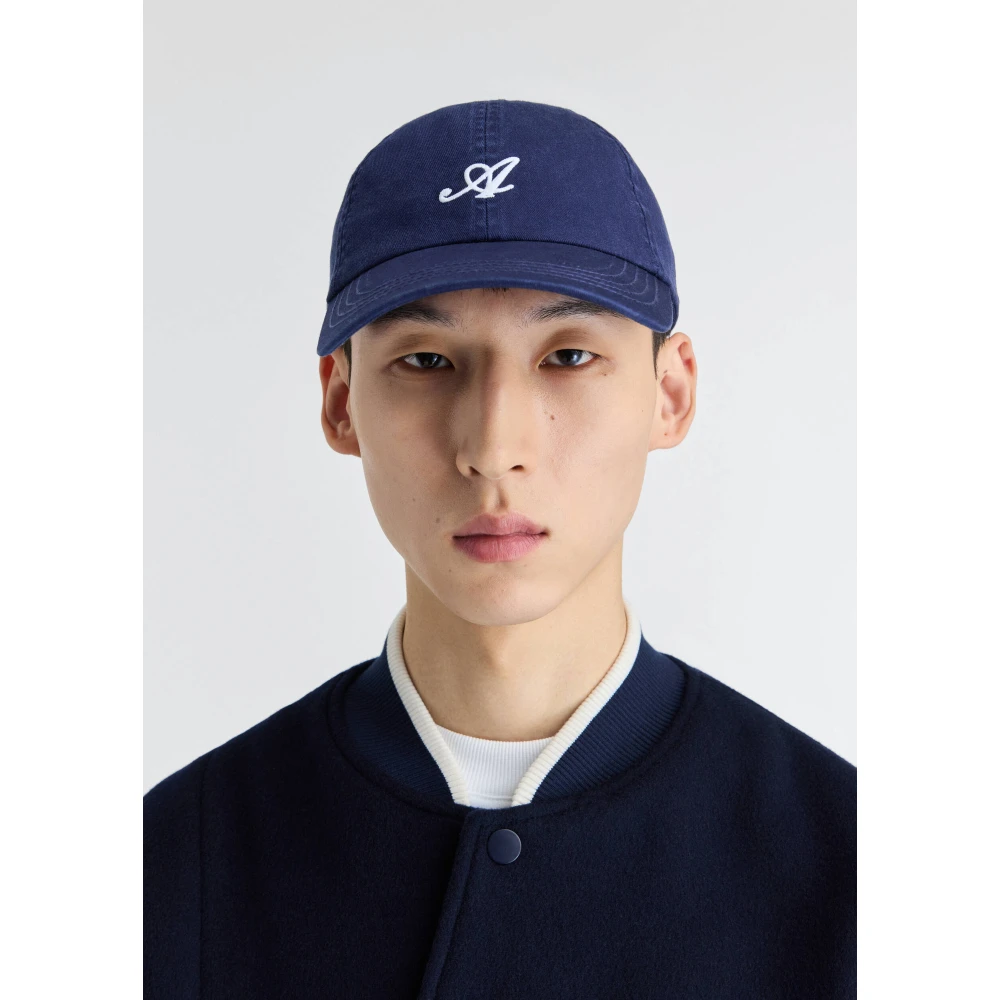 Axel Arigato Washed Signature Cap Blue Unisex