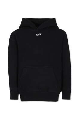 sweat-a-capuche-en-coton-polaire-noir-avec-logo