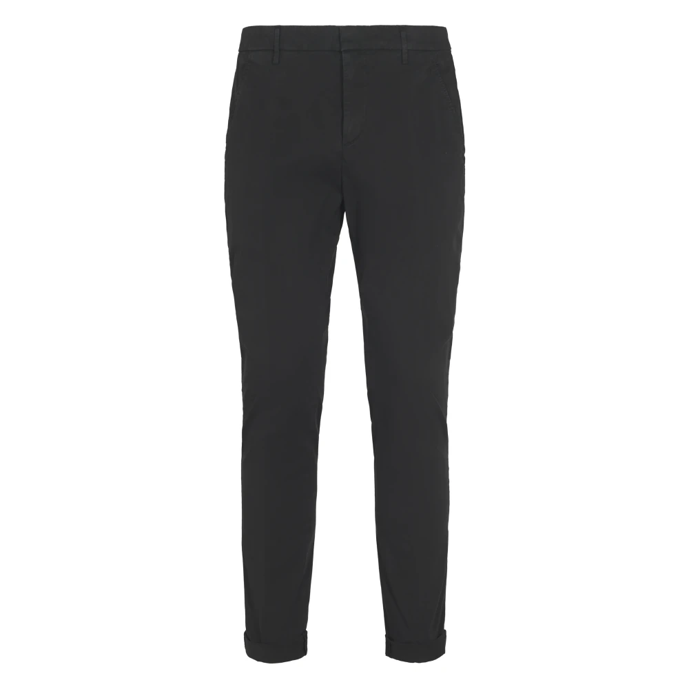 Dondup Men's Black Gaubert Slim-Fit Trousers