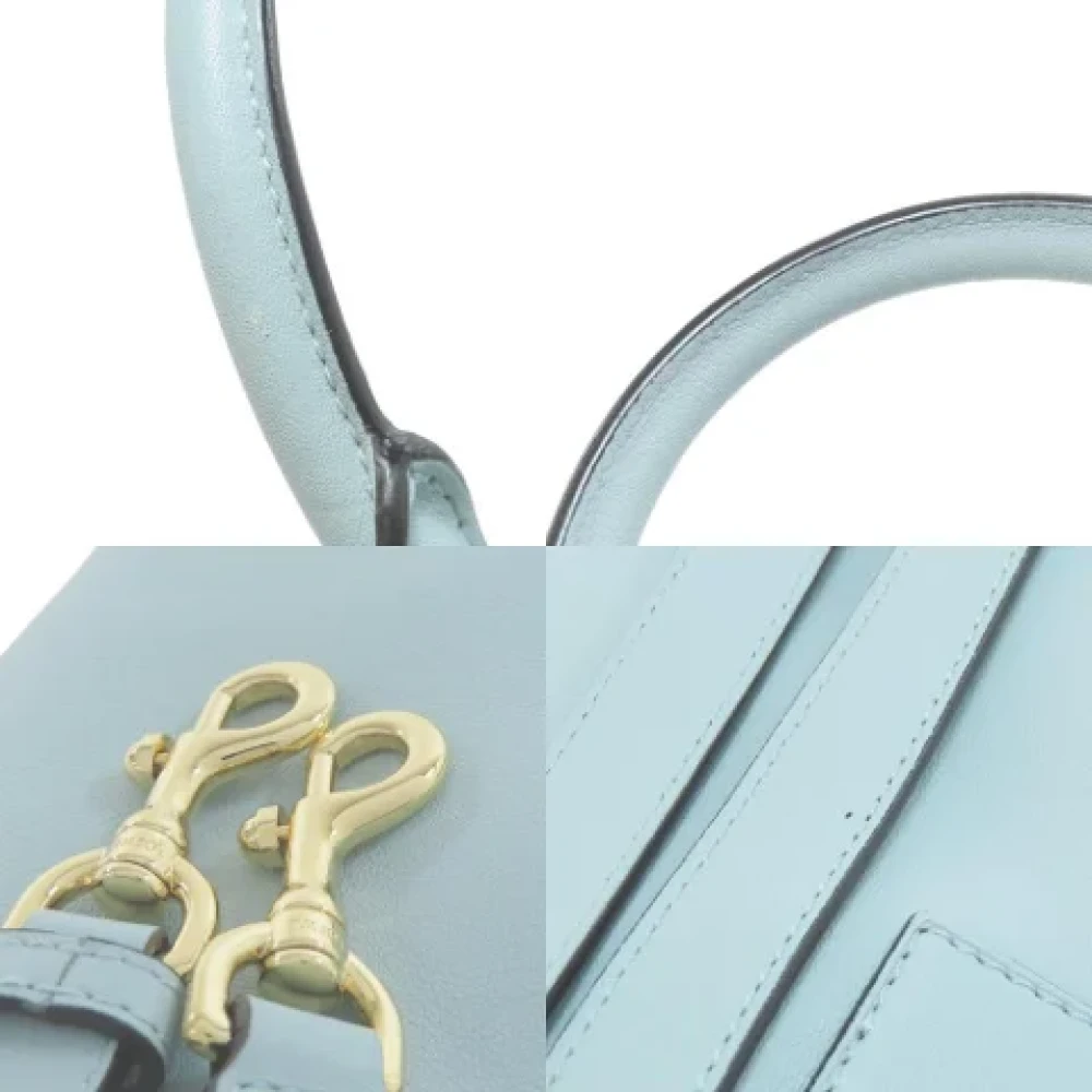 Loewe Pre-owned Leather handbags Blue Dames