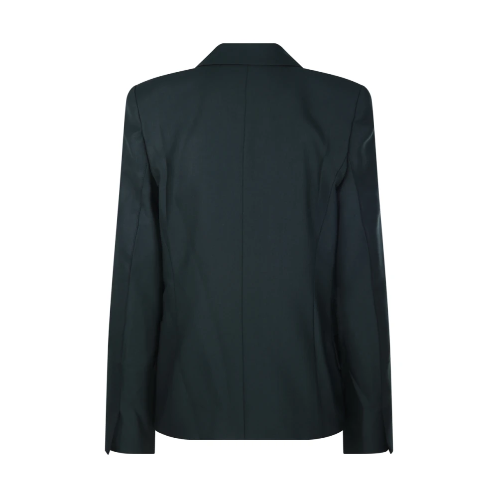 Victoria Beckham Seaweed Pointed Shoulder Jacket Green Dames