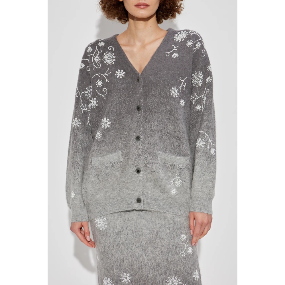 Kenzo Vest met kralen Gray Dames