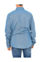 chemise-bleue-manches-longues-col-revers