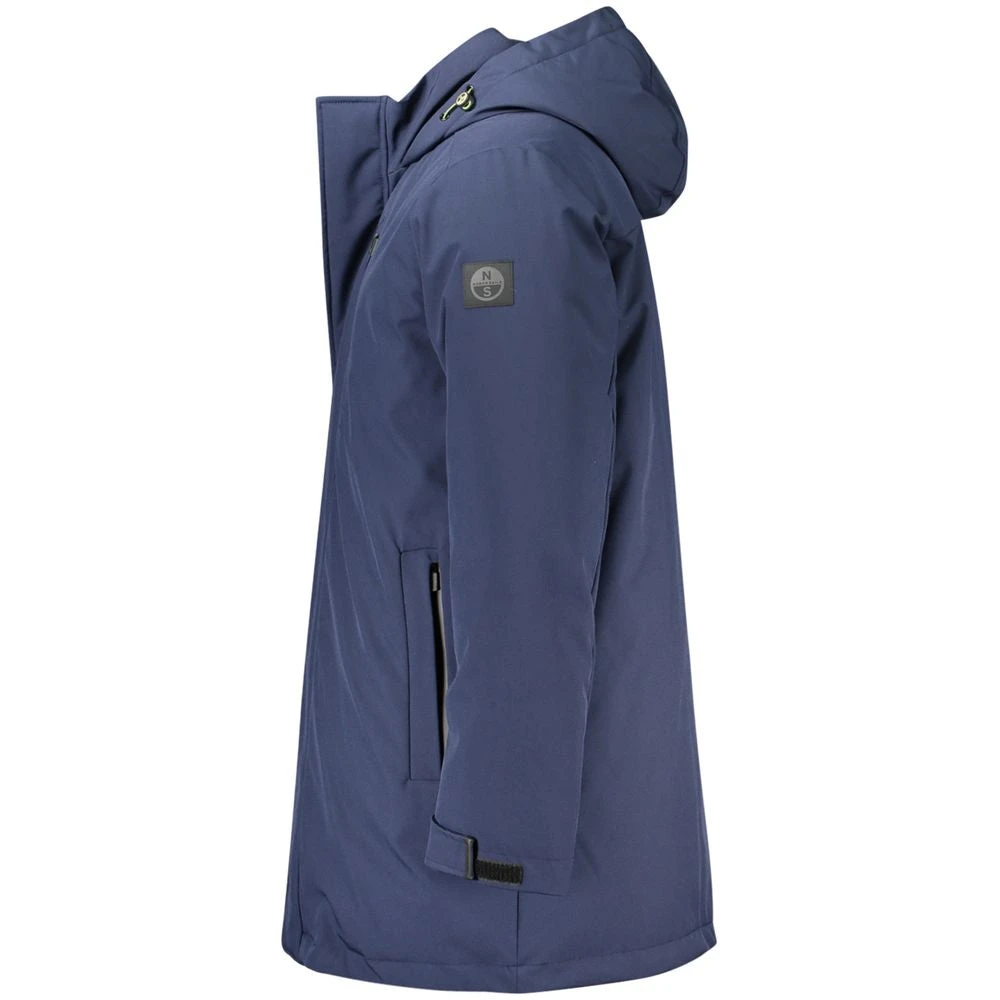 North Sails Blauwe Polyester Jas Blue Heren