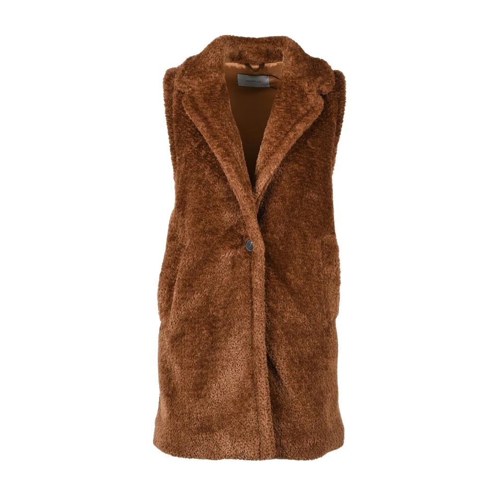 Marella Bruine Vest voor Vrouwen Brown Dames