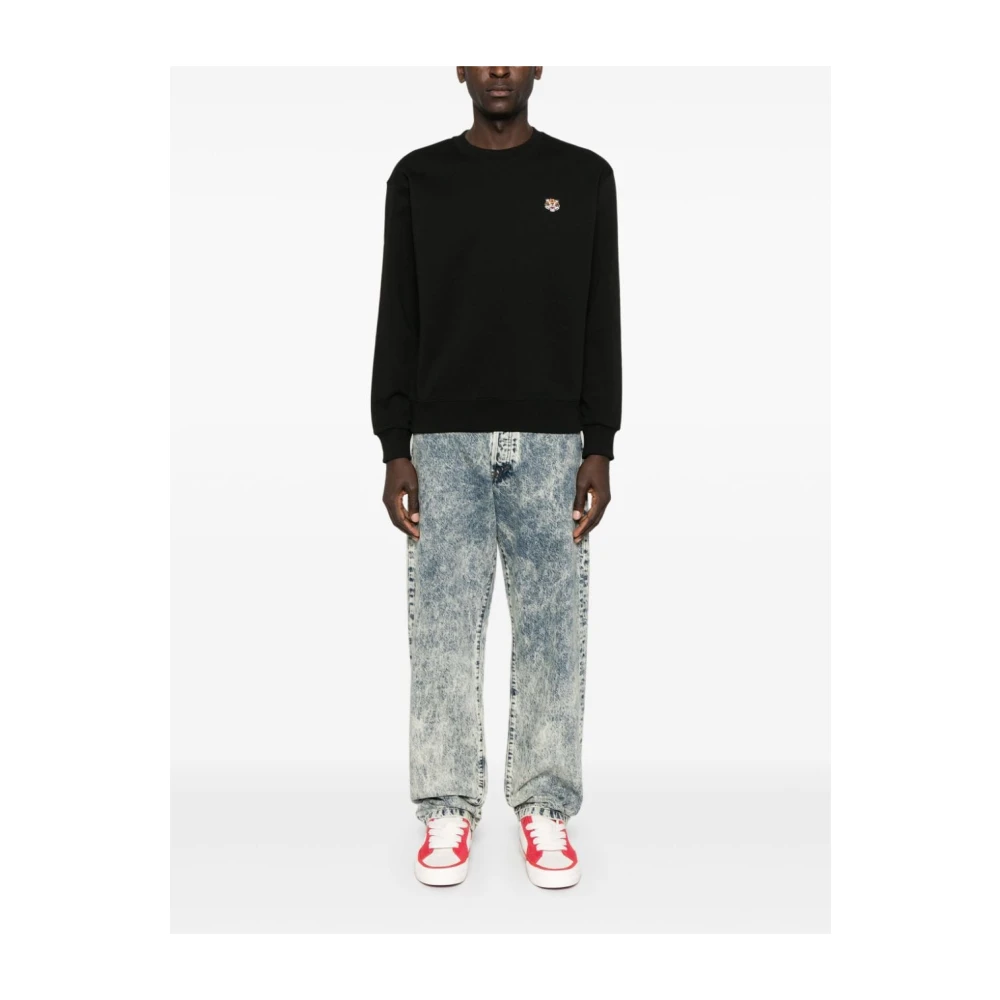 Kenzo Blauwe Denim Jeans Aw24 Blue Heren