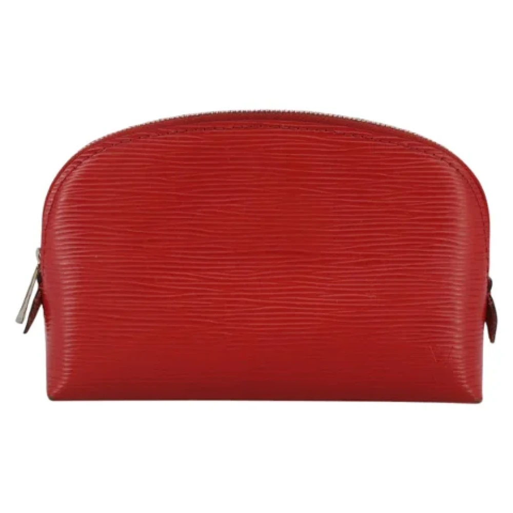 Louis Vuitton Vintage Pre-owned Leather pouches Red Dames