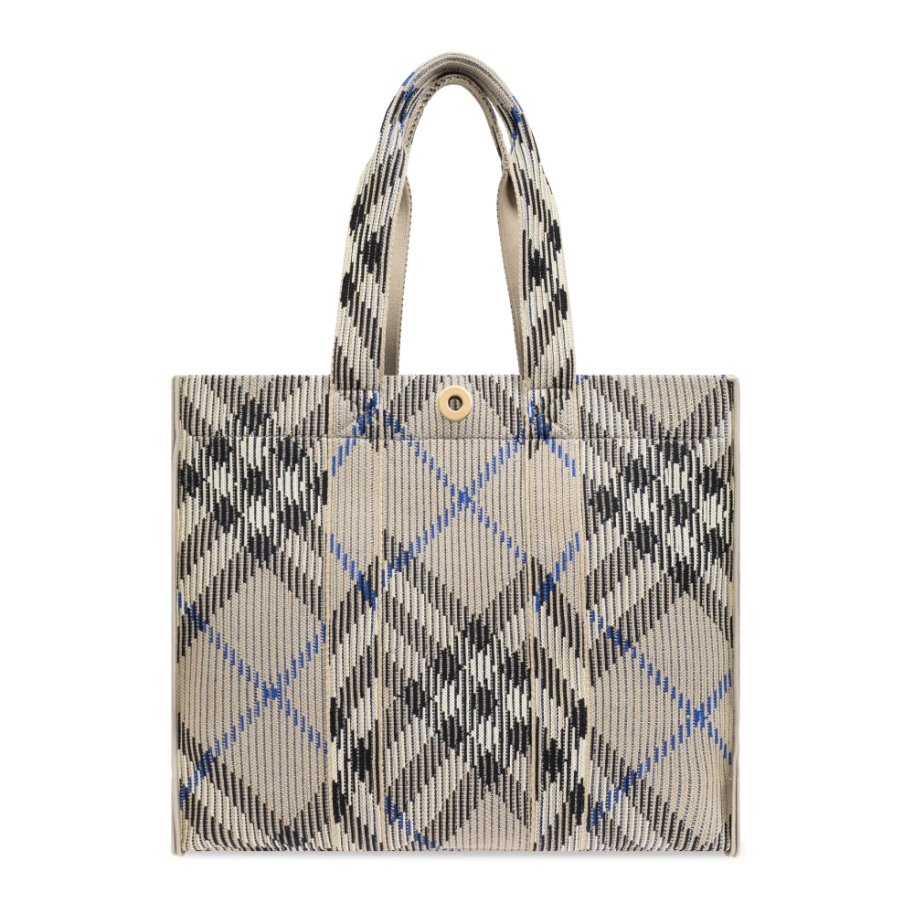 Burberry Check schoudertas Gray Dames