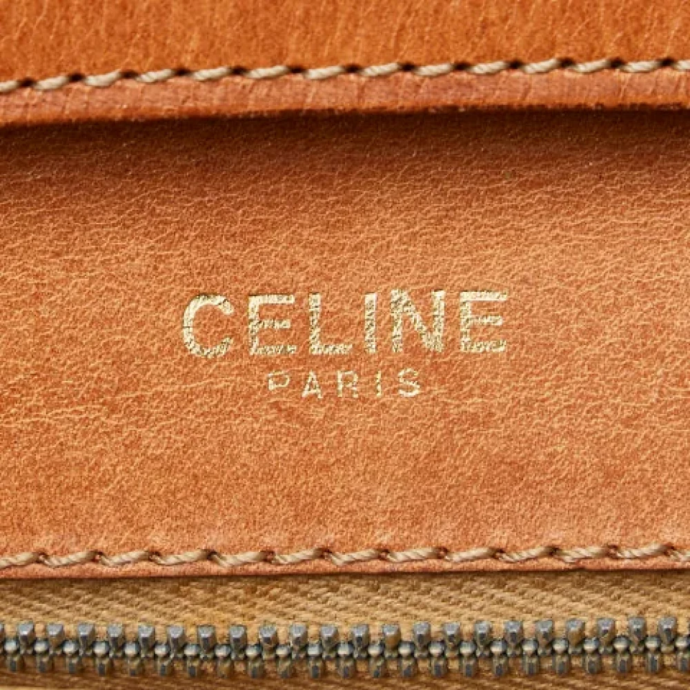 Celine Vintage Pre-owned Canvas crossbody-bags Brown Dames