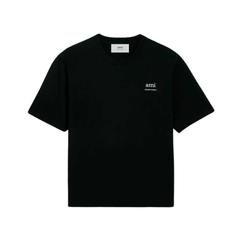 Ami Paris T-Shirts Black Heren
