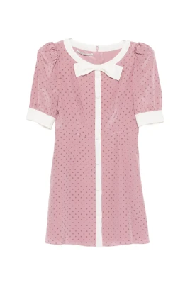 Polka-dot Skjortklänning