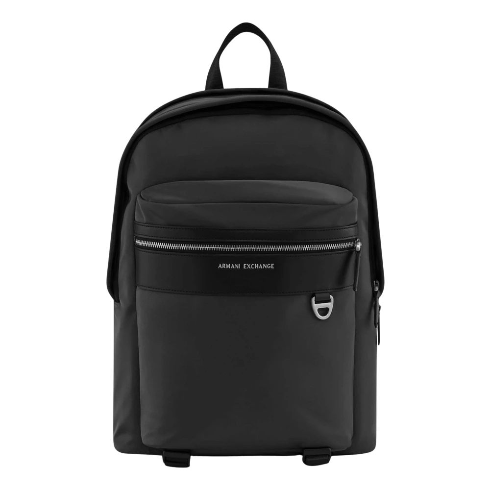 Armani Exchange Black Backpacks, Male, One Size, Backpack