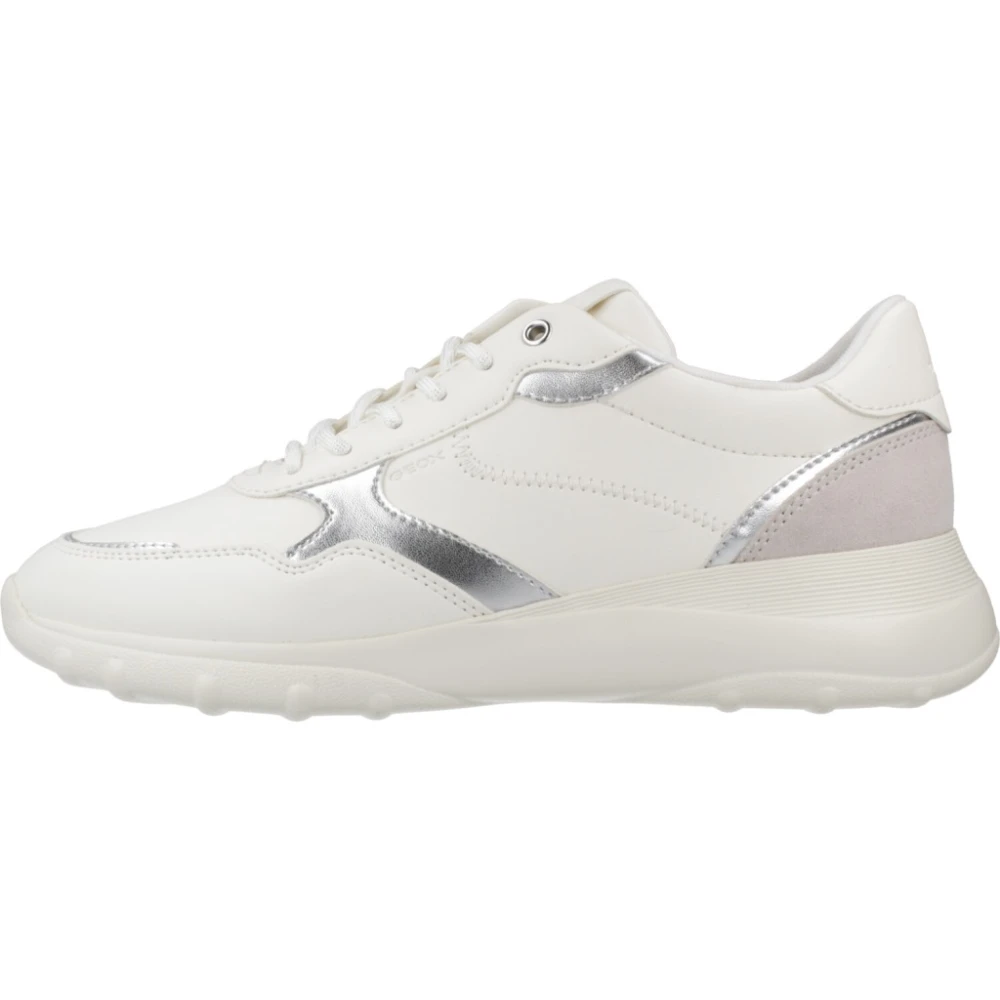Geox Alleniee Sneaker Dames Schoenen Wit