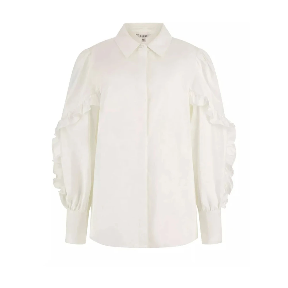Guess Sophia Blouse met Volants White Dames