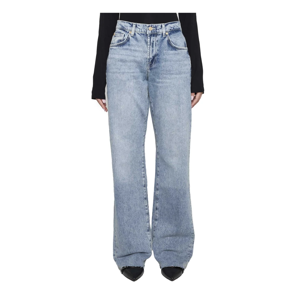 7 For All Mankind Blauwe Jeans Blue Dames