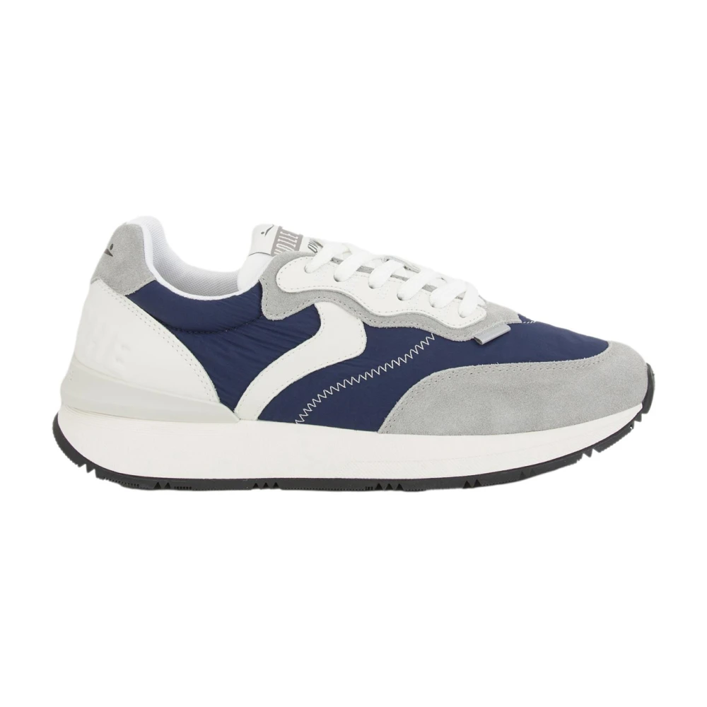 Voile Blanche Blauwe Sneaker Stijlvol Ontwerp Heren Schoenen Veelkleurig Multicolor