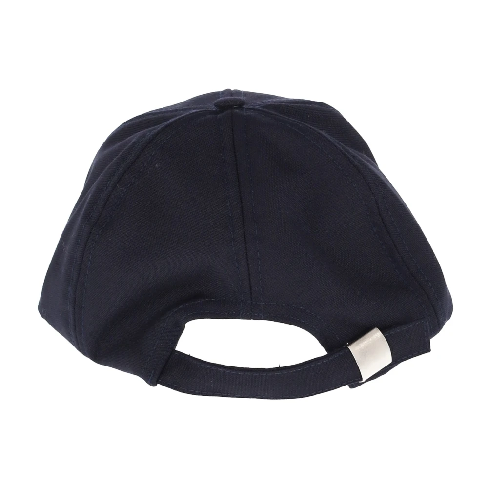 Officine Générale Blauwe wollen baseballpet Blue Unisex
