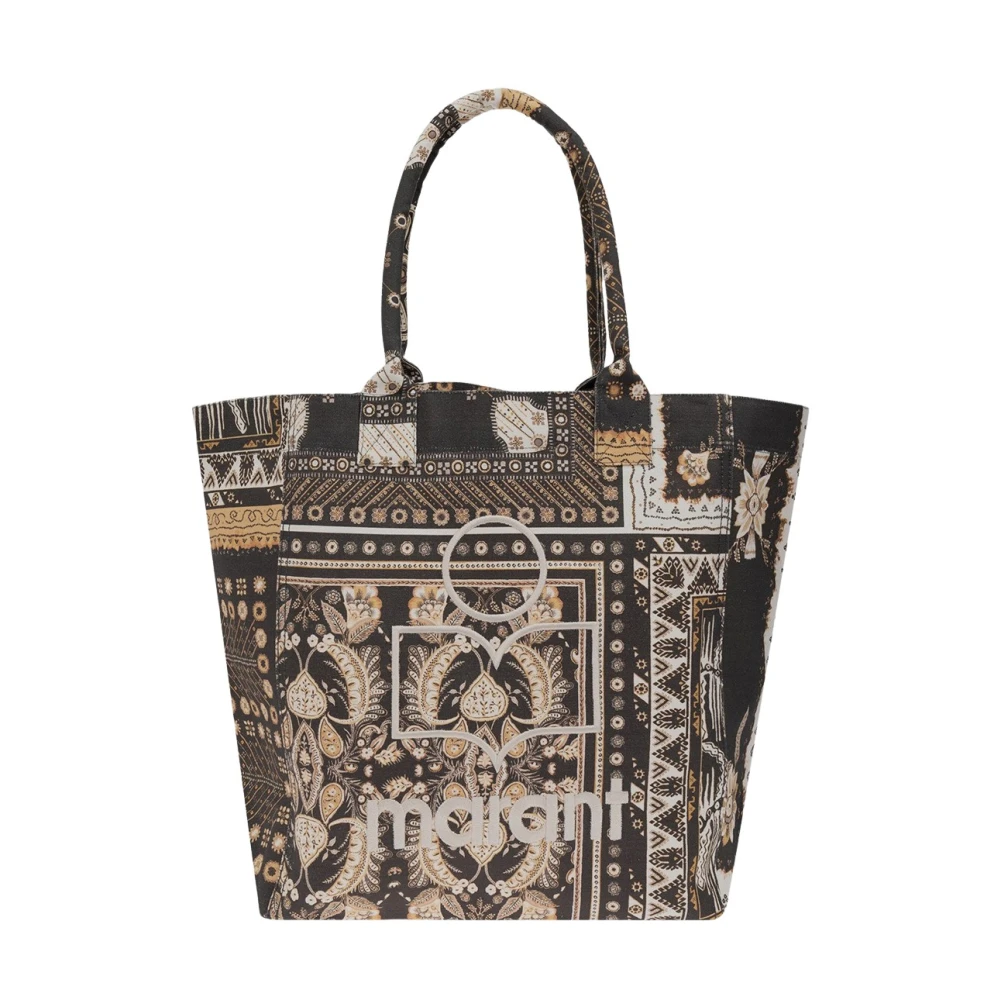 Isabel Marant Multicolor Mönstrad Shoppingväska I Varmtoner