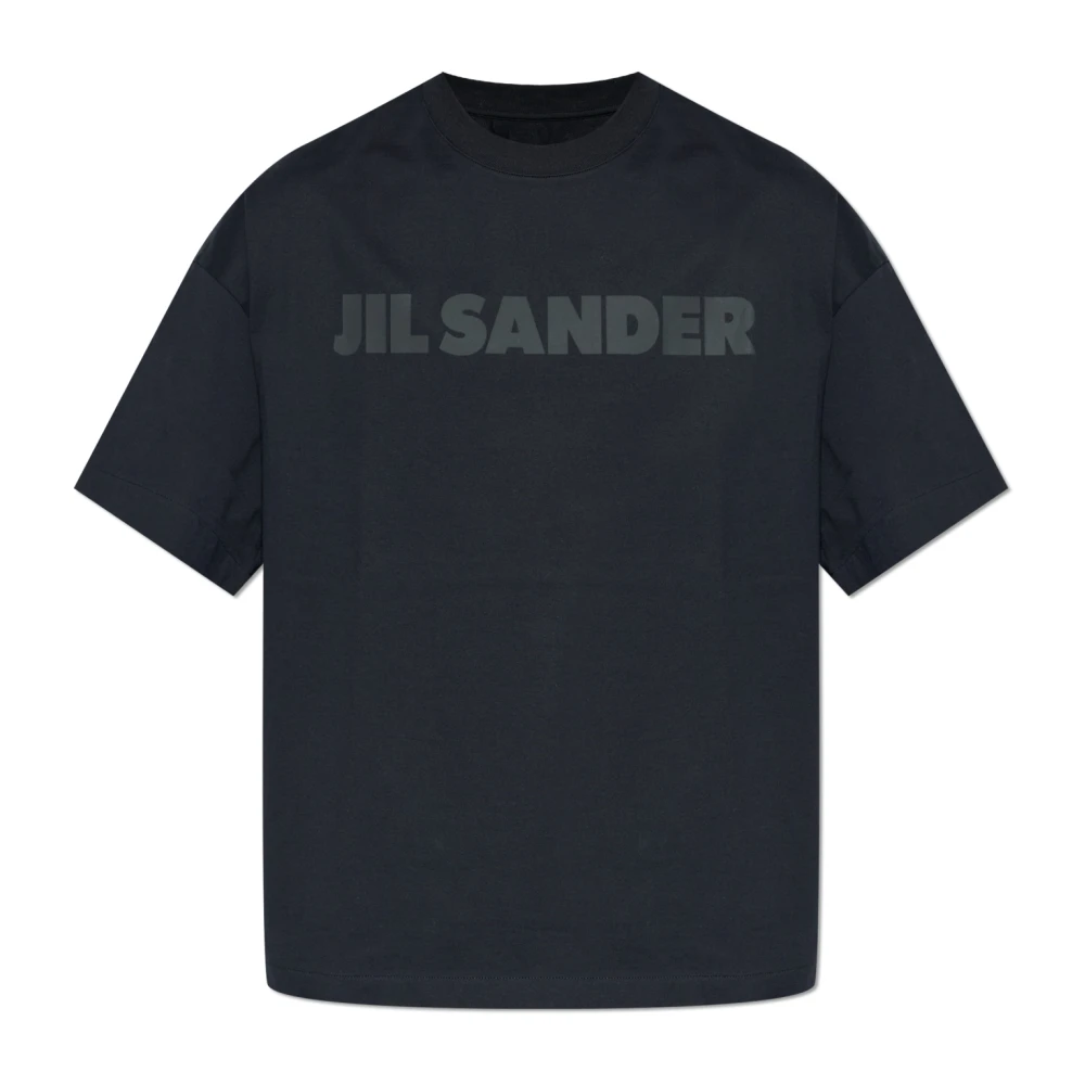 Jil Sander Men's Black T-Shirts, S, Logo T-Shirt