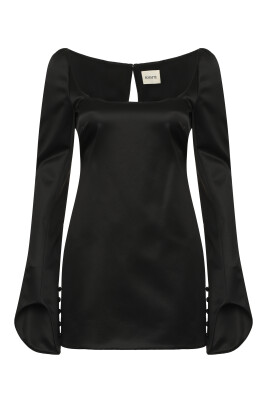 satin-dress-with-buttoned-cuffs