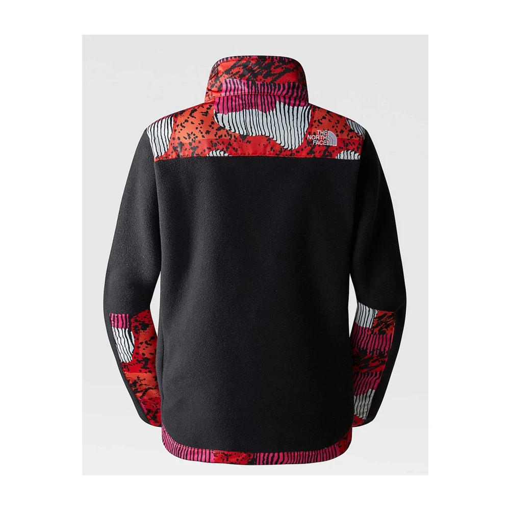 The North Face Denali Fleece Jas Vrouwen Fieryredayp Nero Multicolor Dames