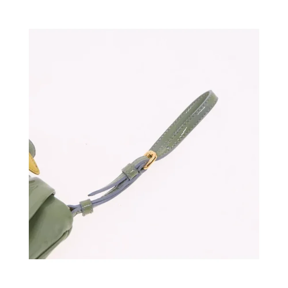 Prada Vintage Pre-owned Fabric prada-bags Green Dames
