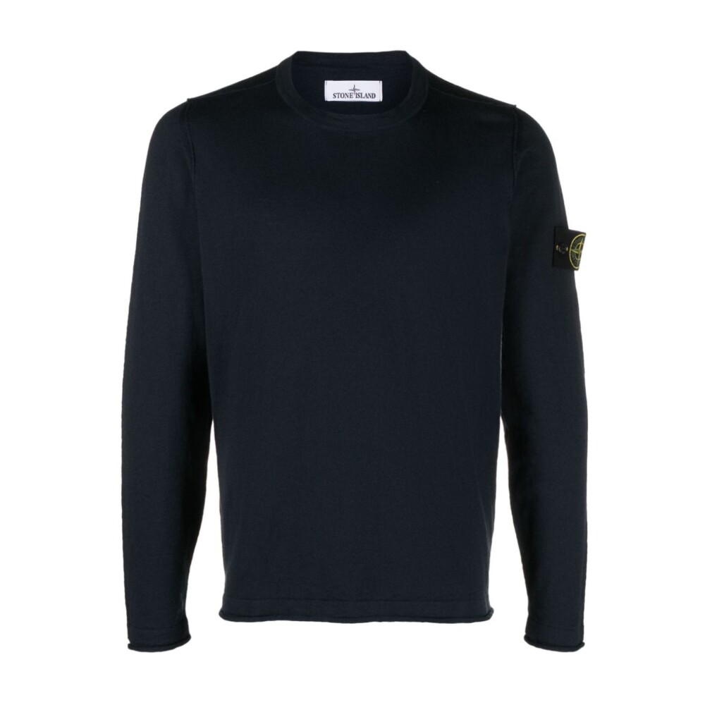 Stone island outlet sort sweatshirt