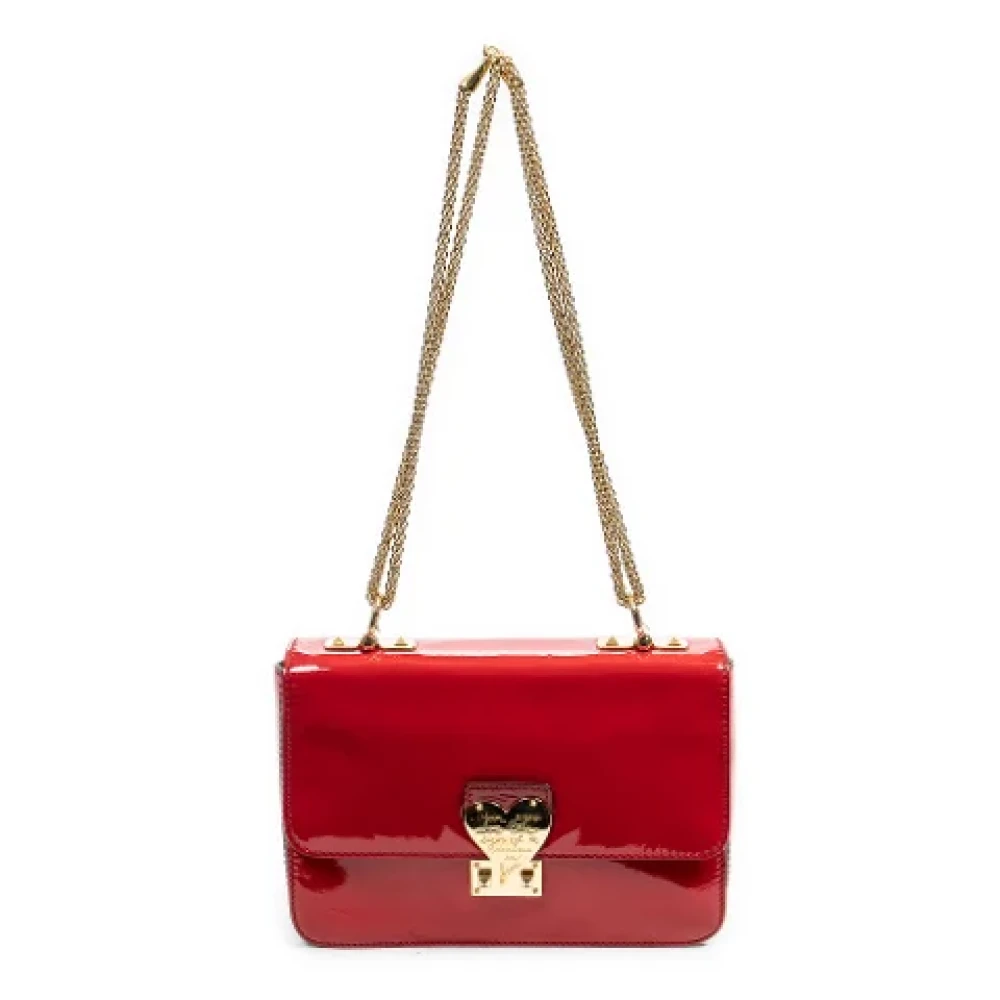 Valentino Vintage Pre-owned Canvas shoulder-bags Red Dames