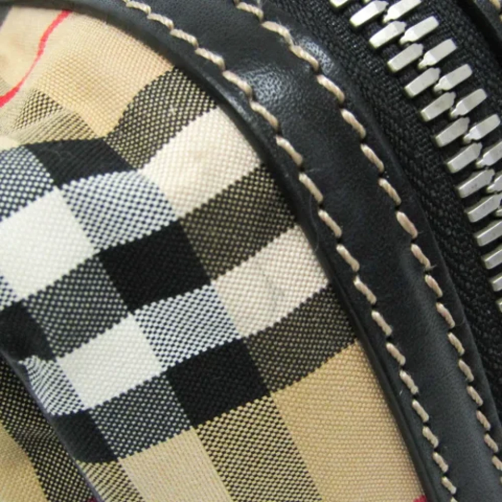 Burberry Vintage Pre-owned Leather clutches Beige Dames
