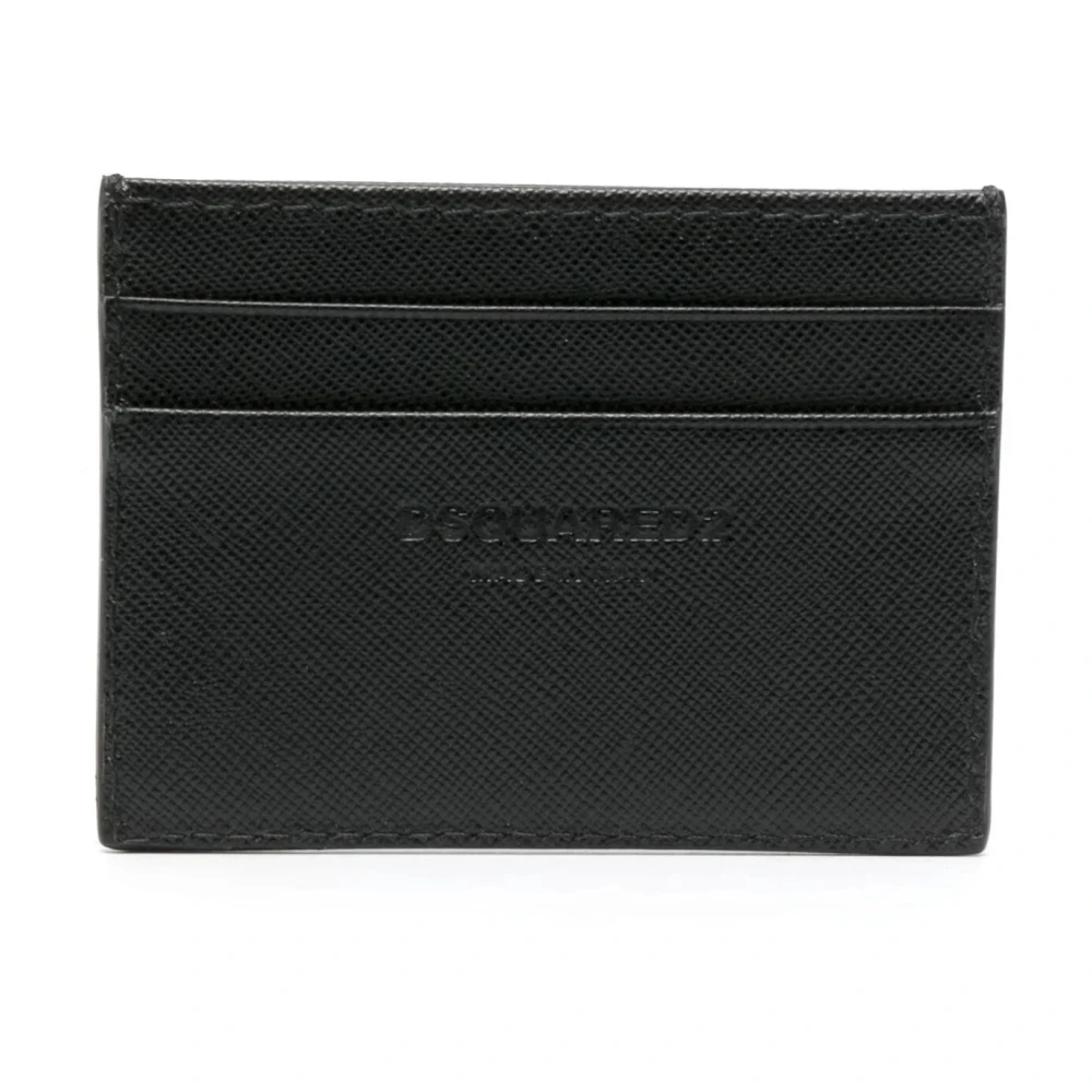 Dsquared2 Zwarte Portemonnees voor Mannen Black Heren