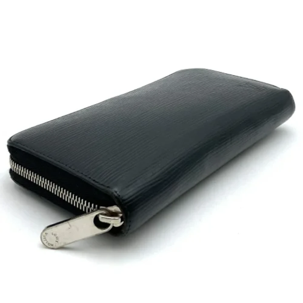 Louis Vuitton Vintage Pre-owned Leather wallets Black Dames
