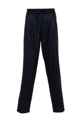 pantalon-en-laine-bleu-fonce