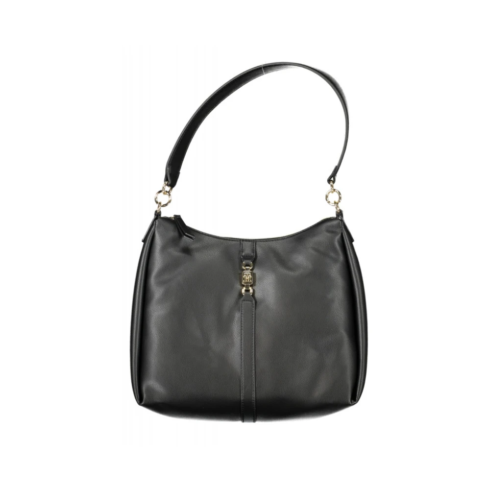 Tommy Hilfiger Feminine Hobo Bag - Female - Shoulder Bags - Black - One Size - Bags