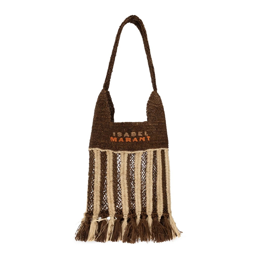 Isabel Marant Brown Praia Small Shoulder Bag - Female - Shoulder Bags - One Size - Bags